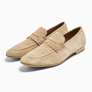 Stone Suede Colburn Loafers